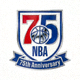 美国职业篮球联赛75周年纪念标志